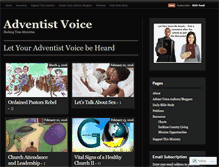 Tablet Screenshot of adventistvoice.com